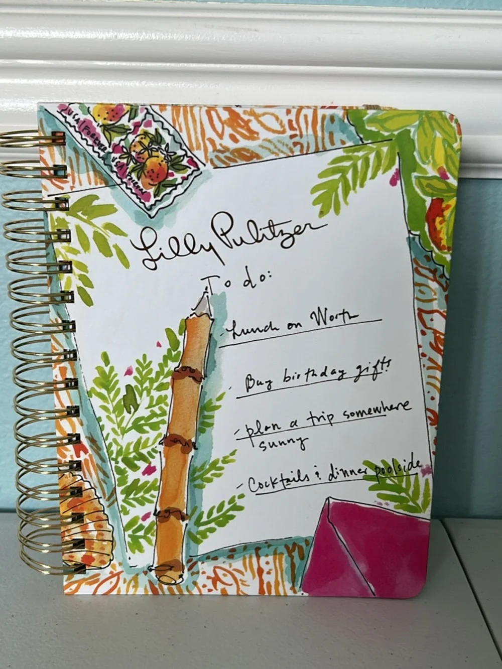 Brand new Lily Pulitzer planner “To Do”  -A great gift idea. Super cute!